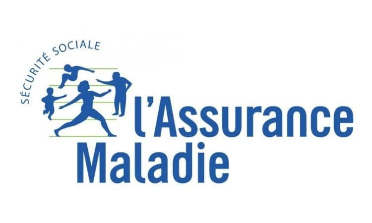 Logo de l'Assurance Maladie Sécurité sociale sur fond blanc