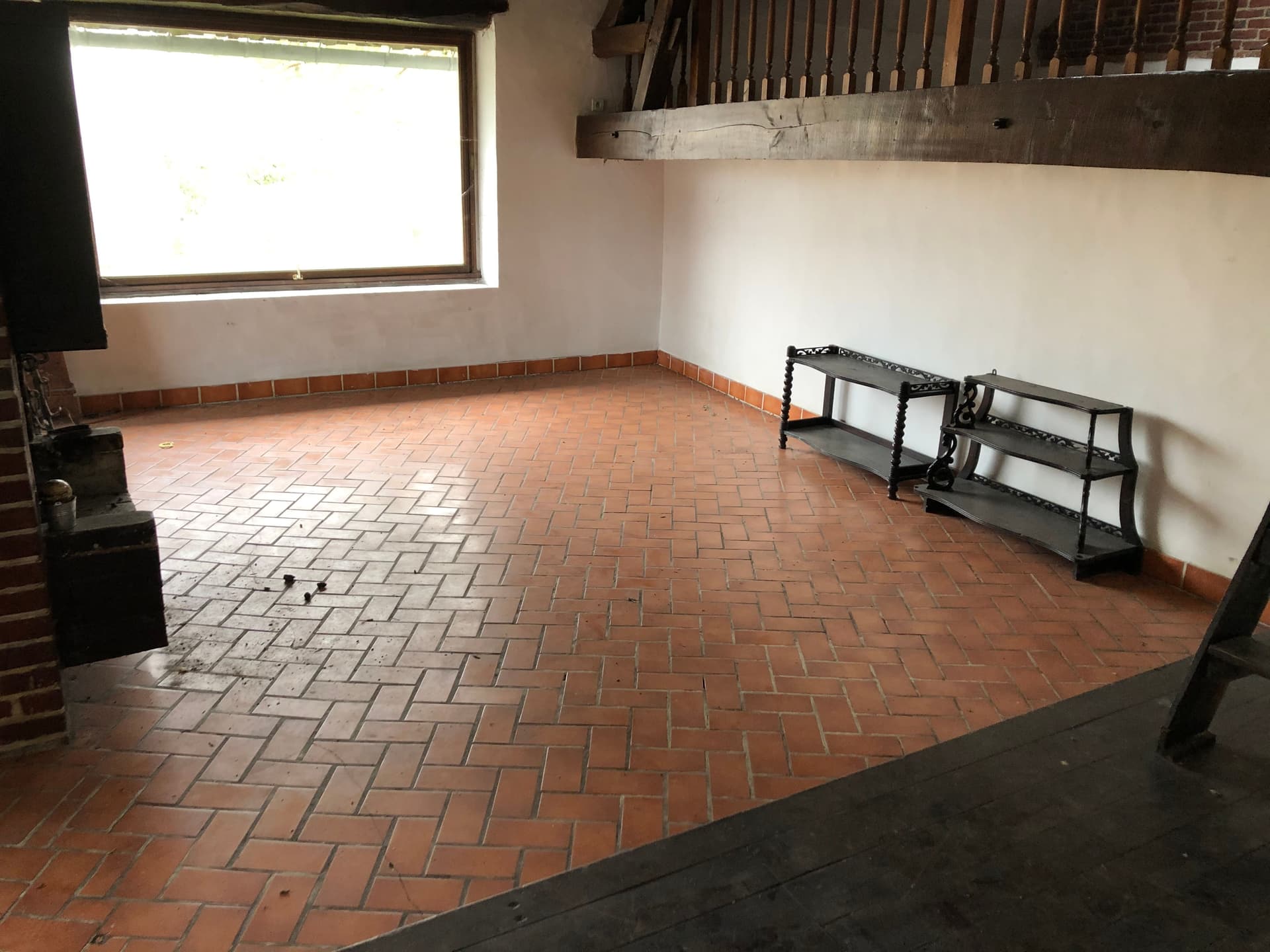 Espace de stockage au premier etage