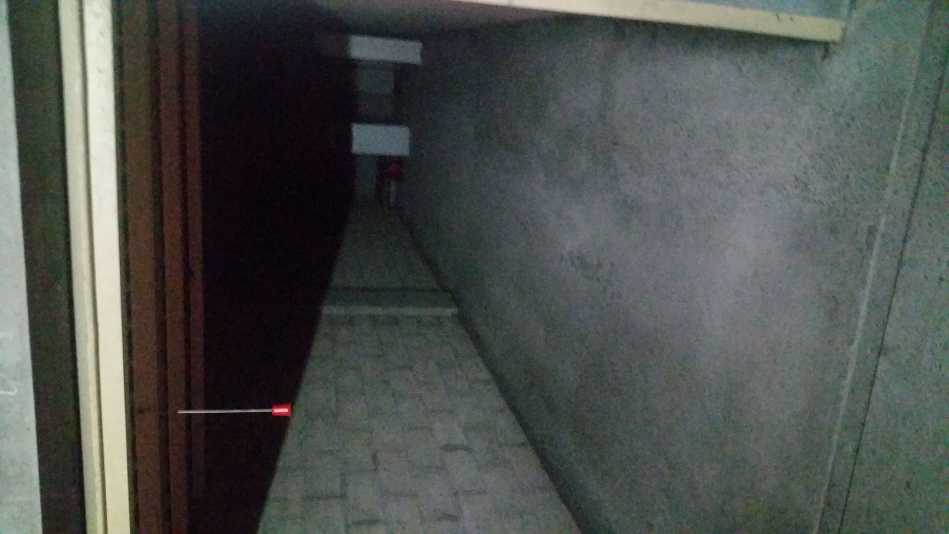 Grand garage double de 24m2 sécurisé.