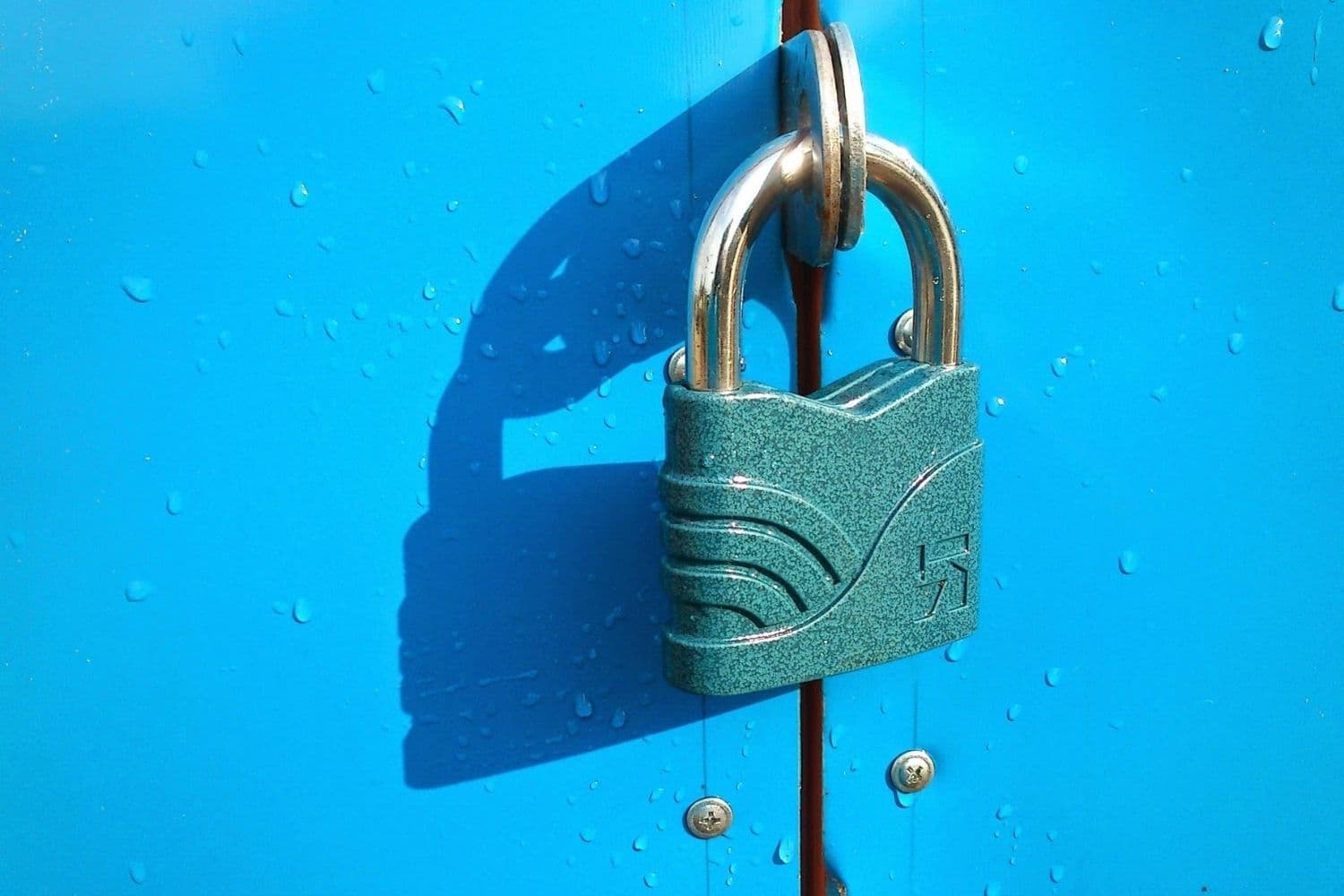 cadenas sur un container