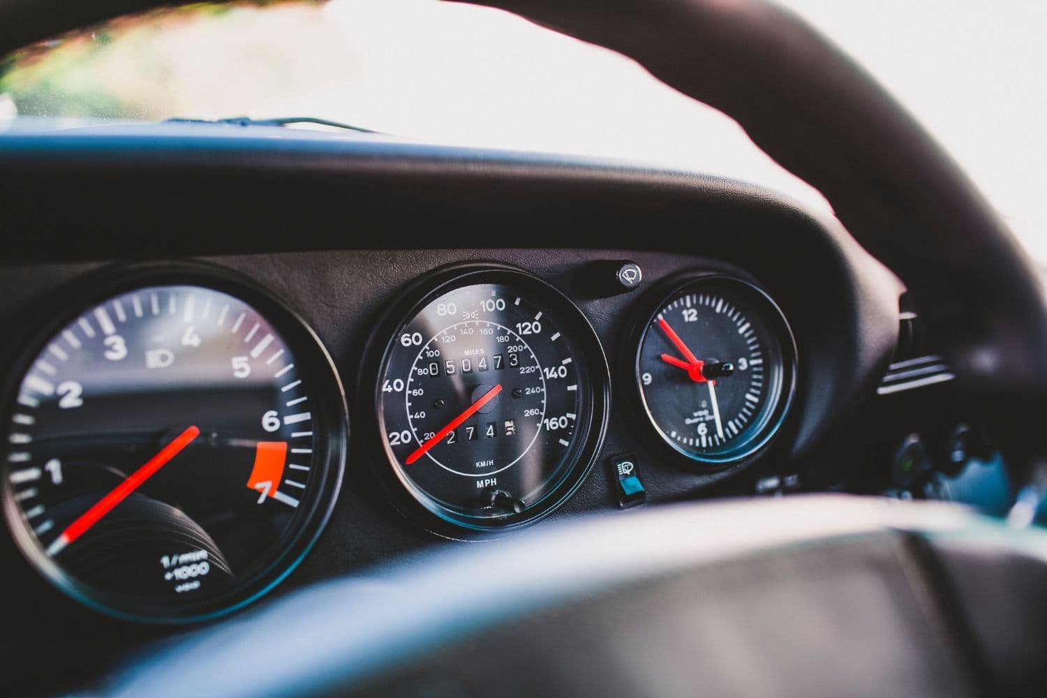 compteur d’une voiture